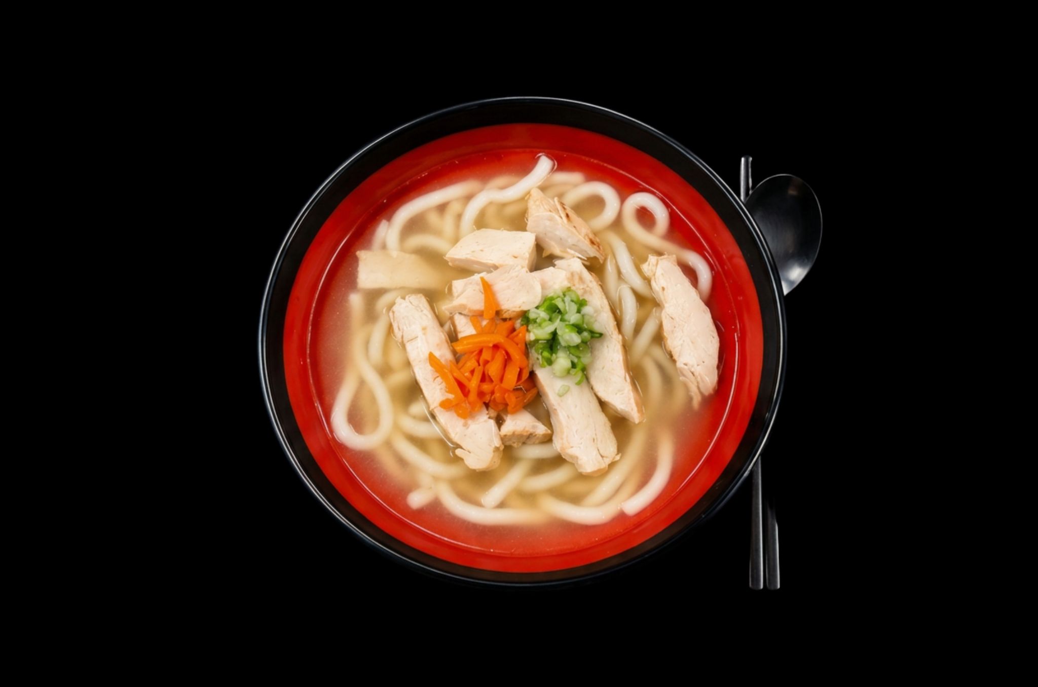 Bibim udon with chicken at Hearth Bowl