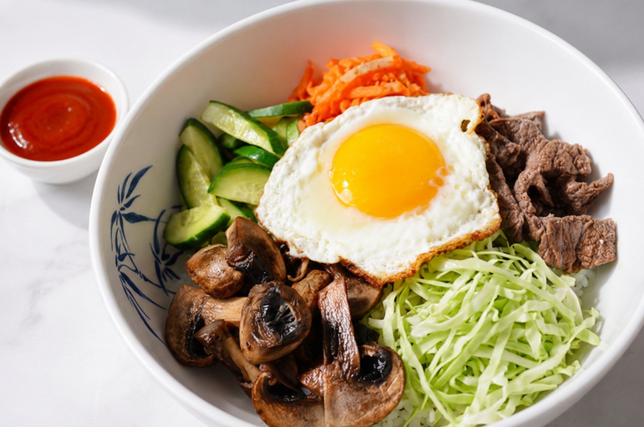 Bibimbap bowl at Hearth Bowl
