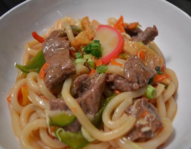 Bibim Udon, Beef